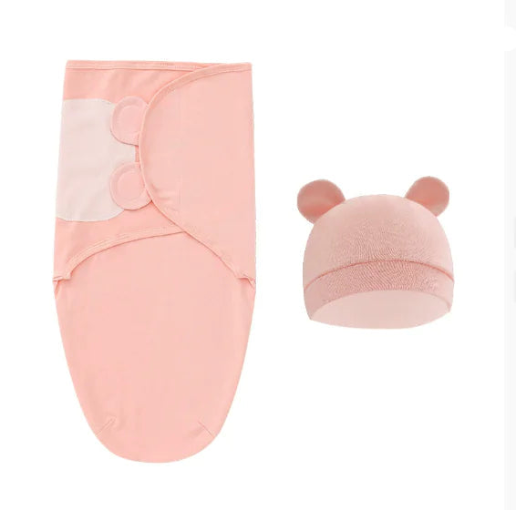 Newborn Velcro Swaddle - Solid Colour