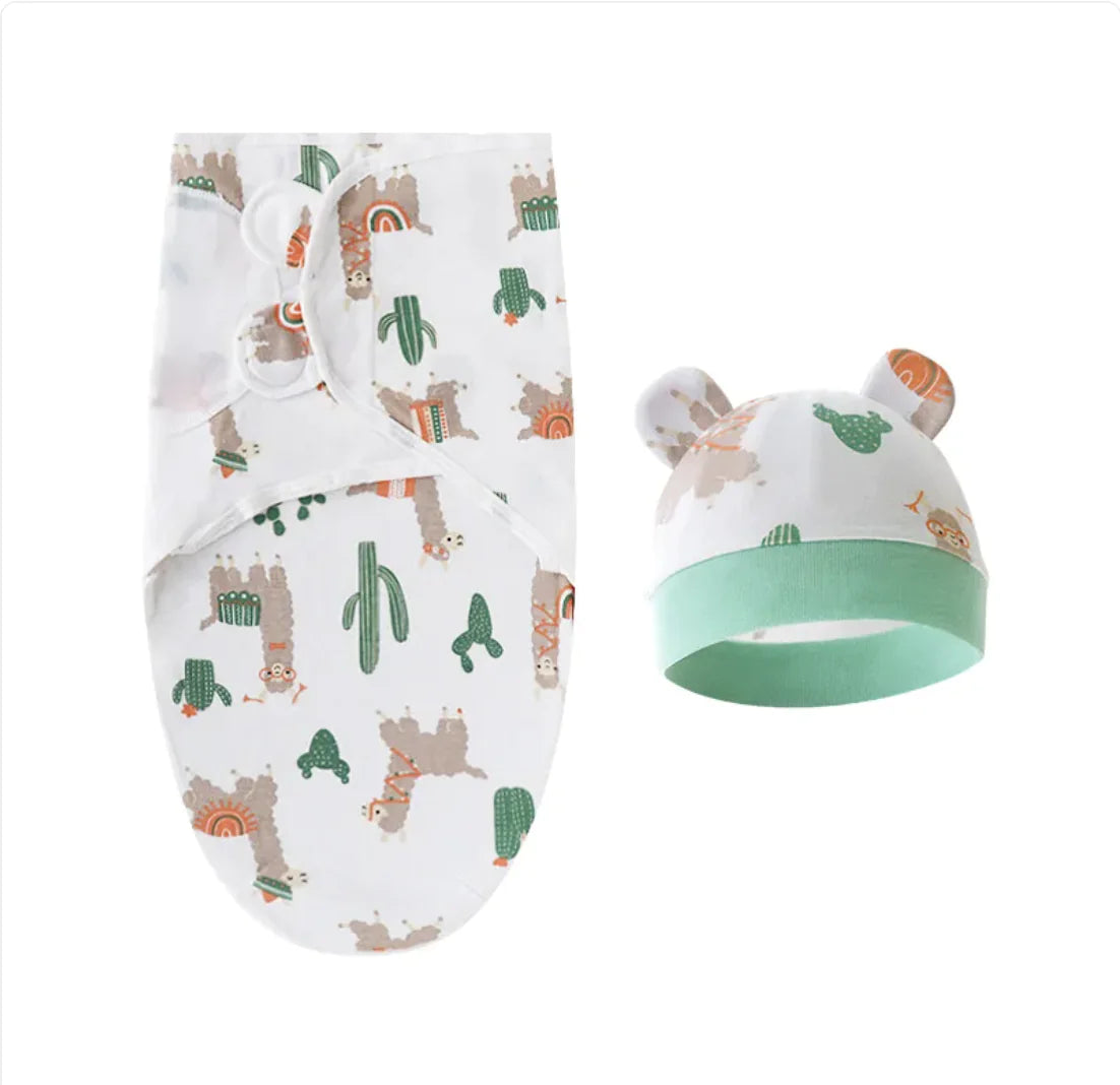 Newborn Velcro Swaddle - Pattern