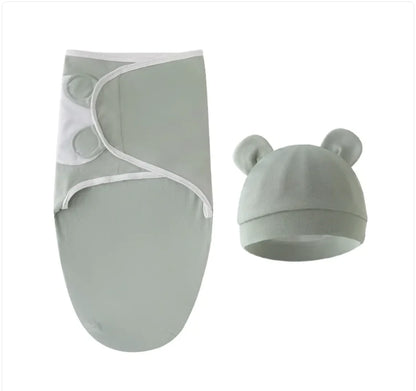 Newborn Velcro Swaddle - Solid Colour