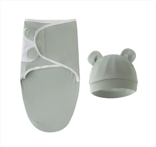 Newborn Velcro Swaddle - Solid Colour