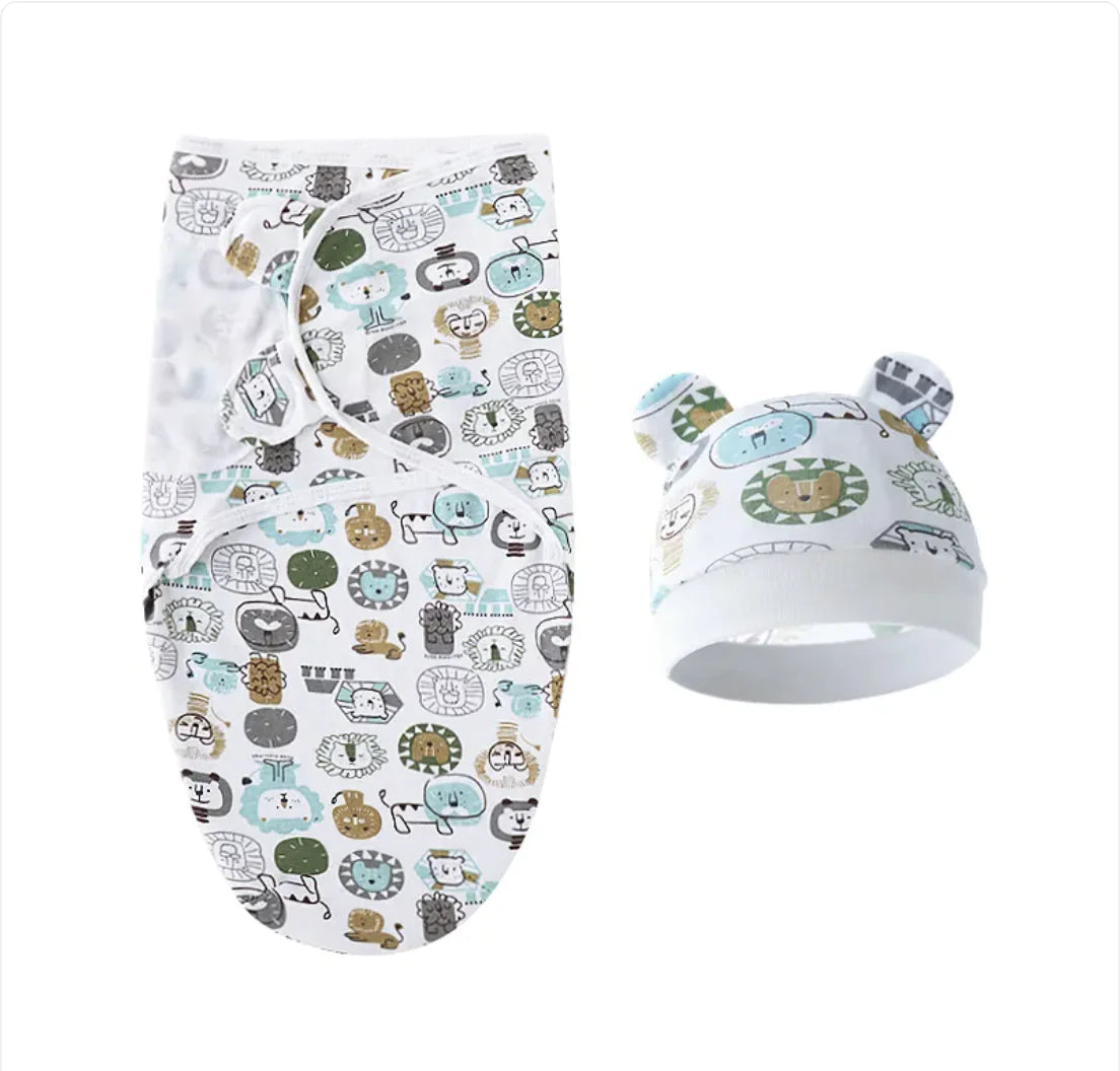 Newborn Velcro Swaddle - Pattern