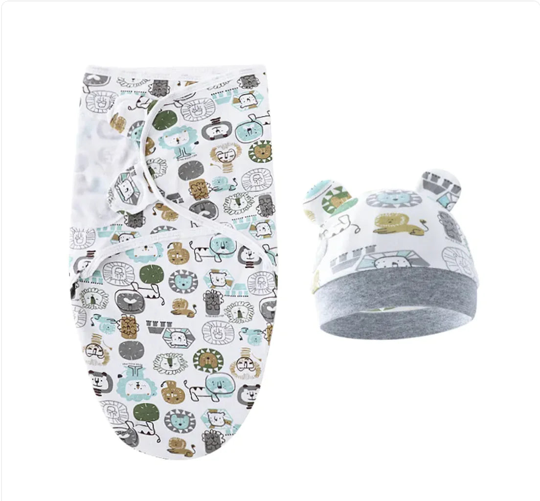Newborn Velcro Swaddle - Pattern