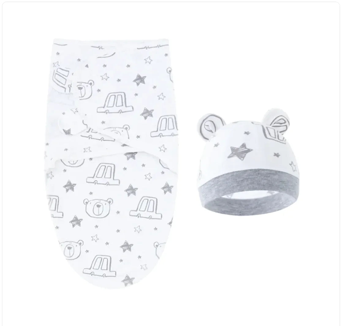 Newborn Velcro Swaddle - Pattern