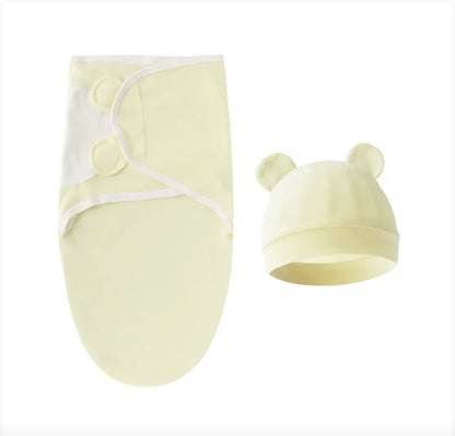 Newborn Velcro Swaddle - Solid Colour