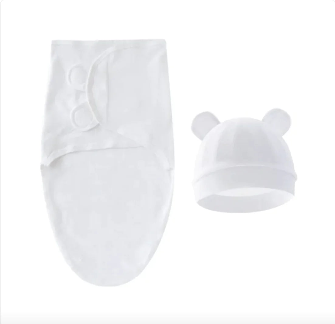 Newborn Velcro Swaddle - Solid Colour